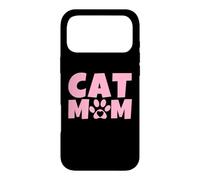 Carcasa para iPhone 17 Pro MAX Cat Mom - Regalo para el día de la Madre para mamá Amante de los Gatos - Lindo Gato