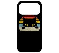 Carcasa para iPhone 17 Pro MAX Cat Retro Style Black Kitty Cats Lover Gift