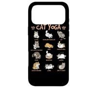 Carcasa para iPhone 17 Pro MAX Cat Yoga Poses Cats Practicing Mindfulness Meditation Kitten