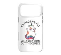 Carcasa para iPhone 17 Pro MAX Caticorns Fly When They Sale The Closet Cat Unicorn Fun
