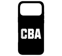 Carcasa para iPhone 17 Pro MAX CBA No Puede Ser Arsed! Divertido Perezoso Hermano Y Adolescente Memes