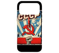 Carcasa para iPhone 17 Pro MAX CCCP Construyendo un Nuevo Mundo Soviético