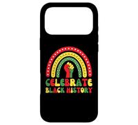 Carcasa para iPhone 17 Pro MAX Celebrar la Historia Negra Rainbow Black African Civil Rights