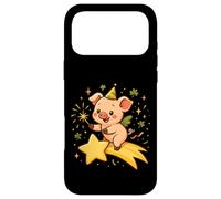 Carcasa para iPhone 17 Pro MAX Cerdito de la Suerte Año Nuevo Estela Estrella Arte Cute