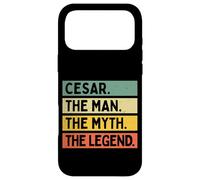 Carcasa para iPhone 17 Pro MAX Cesar The Man The Myth The Legend - Cita Personalizada Divertida