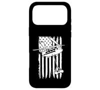 Carcasa para iPhone 17 Pro MAX CH-47 Chinook Helicóptero Militar con Bandera Estadounidense Chinook