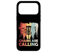 Carcasa para iPhone 17 Pro MAX Chains Are Calling Disc Golf Frisbee Frolf Flying Disc Sport