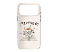 Carcasa para iPhone 17 Pro MAX Chapter 65 - Book Lovers & Readers 65th Birthday Wildflowers