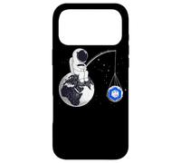 Carcasa para iPhone 17 Pro MAX Charla sobre criptomonedas: Chainlink To The Moon Space Man Merch