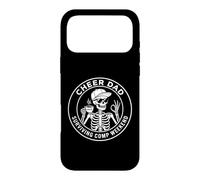 Carcasa para iPhone 17 Pro MAX Cheer Dad Surviving Comp Weekend Skeleton Coffee Fathers Day