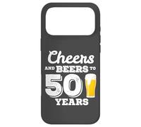 Carcasa para iPhone 17 Pro MAX Cheers and Beers to 50 Years 50th Birthday