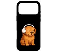 Carcasa para iPhone 17 Pro MAX Chesapeake Bay Retriever Perro Usando Auriculares Perro Mamá Papá
