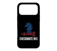 Carcasa para iPhone 17 Pro MAX Chess Checkmate In 3 Knight Defeats King
