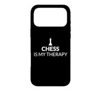 Carcasa para iPhone 17 Pro MAX Chess Is My Therapy Funny Chess Lover Juego de Mesa de Estrategia