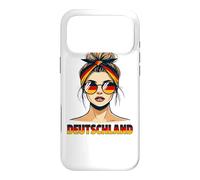 Carcasa para iPhone 17 Pro MAX Chica Alemana ama la Bandera de Alemania Deutsches Mädchen Deutschland