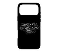 Carcasa para iPhone 17 Pro MAX Chica obstinada, obstinada, Jane Austen, Orgullo y