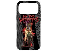 Carcasa para iPhone 17 Pro MAX Chicas Sexy y Motocross Son Mis Dos Debilidades Clásico