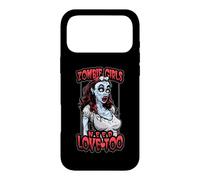 Carcasa para iPhone 17 Pro MAX Chicas Zombies Necesitan Amor Demasiado Divertido Halloween Pop Art Dead Girl