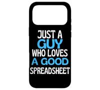 Carcasa para iPhone 17 Pro MAX Chico de Hoja de cálculo Solo un Chico Que ama Las Hojas de cálculo
