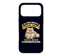 Carcasa para iPhone 17 Pro MAX Chinchilla Gato Persa Mamá/Papá Divertido Gato Dueño Humor