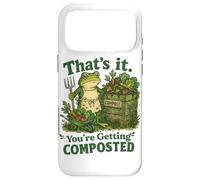 Carcasa para iPhone 17 Pro MAX Chiste humorístico de Rana de jardinería