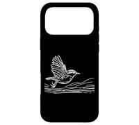 Carcasa para iPhone 17 Pro MAX Chochin Volatil Line Art Ornitólogo