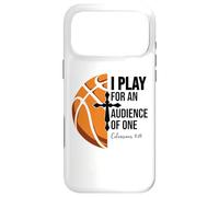 Carcasa para iPhone 17 Pro MAX Christian Basketball Scripture 23 God Basketball Bible Verse
