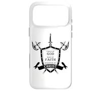 Carcasa para iPhone 17 Pro MAX Christian Men: Child of God, Man of Faith, Warrior of Christ