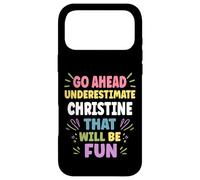 Carcasa para iPhone 17 Pro MAX Christine Personalized Women's Gift Custom Christine