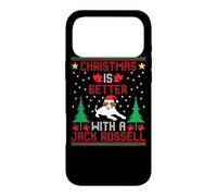 Carcasa para iPhone 17 Pro MAX Christmas Is Better with A Jack Russell Terrier Ugly Sweater
