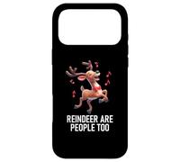 Carcasa para iPhone 17 Pro MAX Christmas Xmas Reindeer Are People Too Funny Dancer