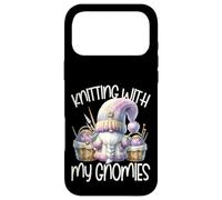 Carcasa para iPhone 17 Pro MAX Chrochet Saying For Women Who Loves Knitting with My Gnomies