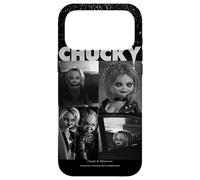Carcasa para iPhone 17 Pro MAX Chucky and Tiffany Black and White Horror Couple Style