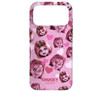 Carcasa para iPhone 17 Pro MAX Chucky and Tiffany Hearts All-Over Print