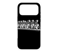 Carcasa para iPhone 17 Pro MAX Ciclistas Line Art Bike Lover Carril Bici