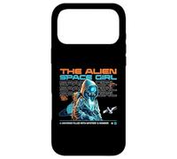 Carcasa para iPhone 17 Pro MAX Ciencia Ficción El Alien Espacio Chica Universo Misterio Y Maravilla