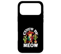 Carcasa para iPhone 17 Pro MAX Cinco De Meow Cat Mexican Mexican Mexico Heritage Cinco De Mayo
