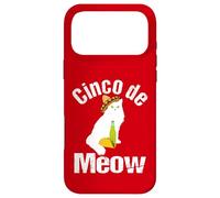 Carcasa para iPhone 17 Pro MAX Cinco de Meow - Fun Beer Taco Cat Cinco de Mayo