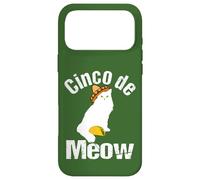 Carcasa para iPhone 17 Pro MAX Cinco de Meow - Fun Taco Cat Cinco de Mayo