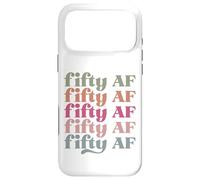 Carcasa para iPhone 17 Pro MAX Cincuenta AF Hombres Mujeres Adjetivos Favoritos Divertidas Palabras atrevidas