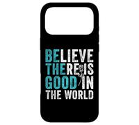 Carcasa para iPhone 17 Pro MAX Cita de Esperanza Motivacional de Creer Que Hay Bueno en el Mundo