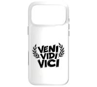 Carcasa para iPhone 17 Pro MAX Cita de la Victoria de Julio César Veni Vidi Vici