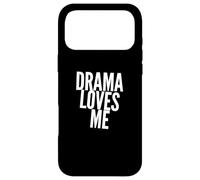 Carcasa para iPhone 17 Pro MAX Cita de Texto Divertido Personas Amantes del Drama Divertido Sí Amo el Drama
