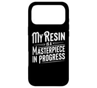 Carcasa para iPhone 17 Pro MAX Cita Divertida de Arte en Resina de My Resin is a Masterpiece in Progress