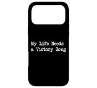 Carcasa para iPhone 17 Pro MAX Cita Divertida de un Jugador de My Life Needs a Victory Song