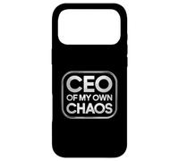 Carcasa para iPhone 17 Pro MAX Cita Divertida del Empresario del CEO de mi Propio Caos