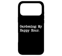 Carcasa para iPhone 17 Pro MAX Citas Divertidas de jardinería My Happy Hour