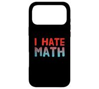 Carcasa para iPhone 17 Pro MAX Citas Divertidas de matemáticas Cita de Texto para Gente Divertida Odio Las matemáticas