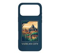 Carcasa para iPhone 17 Pro MAX Ciudad del Vaticano Histórico Horizonte Vintage Viajes Retro Obra de Arte