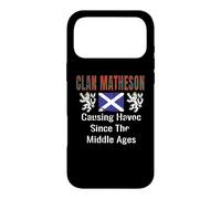Carcasa para iPhone 17 Pro MAX Clan Matheson Tartan Scottish Family Name Scotland Pride